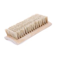正宗手工穿线竹板洗衣鞋刷猪毛刷猪鬃软毛刷干洗店羽绒服去渍刷子 手工穿线猪毛方刷1个