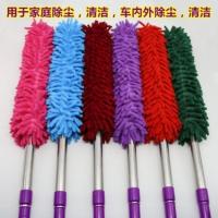 除尘掸子鸡毛掸子家用可伸缩弯曲静电除尘打扫扫灰清洁天花板墙面 可伸缩小款(颜色随机) 1整套(1个掸头)