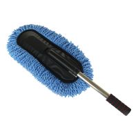 汽车用品蜡拖除尘掸子擦车拖把洗车帮手软毛刷车刷子清洁工具神器 老款不伸缩蜡刷