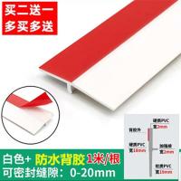 门缝门底密封条自粘隔音防盗门玻璃门窗户挡风神器防水胶条防风贴 白色透明背胶 1米长(1根)无活动
