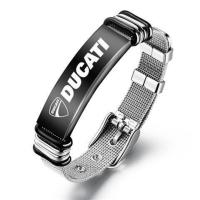 杜卡迪DUCATI丹尼斯雅马哈铃木川崎本田机车手环手链骑士周边勋章 DUCATI 黑色