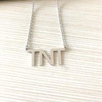TNT时代少年团周边同款宋亚轩刘耀文马嘉祺不锈钢锁骨项链吊坠 TNT(项链)