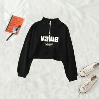 工装裤女套装帅气超酷秋装时尚学生洋气ins衣服霸气两件套原宿风 黑色上衣[单件] L