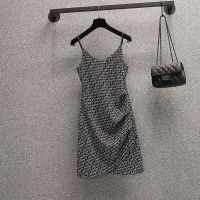 2021秋大码女装胖妹妹法式减龄休闲显瘦西装连衣裙吊带短裙两件套[7天内发货] 吊带裙单件 M 建议80-100斤