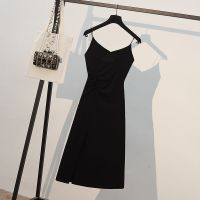 大码女装2021夏季新款胖妹妹洋气显瘦减龄小西装连衣裙炸街两件套[10天内发货] 吊带裙单件 M 建议100斤以下