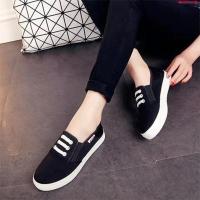 老北京布鞋白色护士鞋工作鞋防滑平底小白鞋女学生女鞋帆布鞋板鞋 666黑色 35