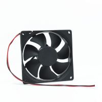 USB风扇5v 4 5 8 9 12厘米静音路由器风扇散热机顶盒冰箱手机降温 引线接口 超薄4X4X1厘米