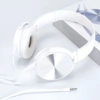 影巨人头戴式无线蓝牙耳机OPPOvivo小米华为荣耀苹果所有手机通用 插线无蓝牙版(旗舰白)