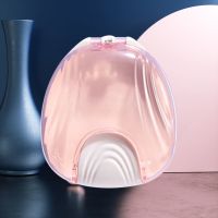 正畸保持器便携盒牙科牙套盒子迷你小巧储牙盒矫正器收纳盒假牙盒 贝壳款粉色(送清洁刷)