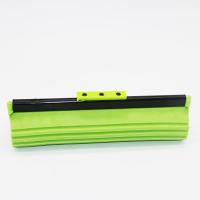 妙洁通用海绵拖把头替换装加强型高密度滚轮卡槽式胶棉头免手洗 27厘米一个装