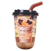 珍珠三拼奶茶6杯整箱 手工冲泡冲饮品香浓布丁杯装奶茶下午茶代餐 珍珠奶茶+芒果布丁+仙草冻 330ml/瓶(拍2瓶送1瓶