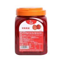 再乐草莓果酱奶茶店专用原材料商用刨冰冰粥配料芒果烘焙果肉果酱 草莓酱2.5kg