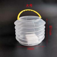 多功能洗笔筒带调色盘水桶美术涮笔筒调色盒可插笔绘画工具 压缩洗笔筒