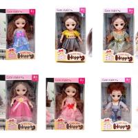 妍琪儿6寸兔耳朵萌娃芭比洋娃娃礼盒套装换装公主女孩生日礼物 萌娃盒装随机发1个