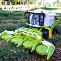 收割机玩具车模型农用拖拉机小麦玉米收割机惯性儿童玩具男孩玩具 超大号惯性玉米收割机