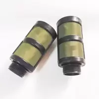 燃油过滤器柴油汽油过滤器油水分离漏斗船外机用燃油过滤漏斗神器 油水分离器滤芯2个