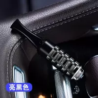 车载不掉烟灰烟套点烟器防风充电打火机懒人吸烟嘴免弹烟粗细两用 黑(粗支专用不带点烟器)