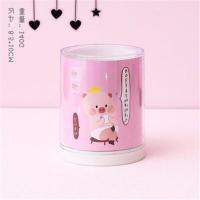 少女心可爱笔筒ins学生时尚创意个性桌面化妆刷收纳盒北欧小文具 等你猪猪 单个笔筒