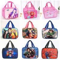 卡通防水饭盒便当包手提袋冰包学生保温袋餐盒袋铝膜保鲜袋野餐包 随机花色