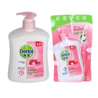 滴露洗手液健康抑菌洗手液松木倍护植物自然味500g/瓶 倍护500g+补充装300g1套