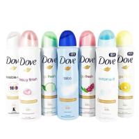 多芬止汗喷雾150ml 香体露腋下爽身抑汗持久除汗女士男士 [1支]多芬女士香体喷雾