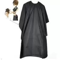 [专用烫染]围布焗油围布 烫染围布染发围布 1.2X1.4米黑色焗油围布小领口