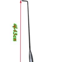 火钳煤球夹子火剪子家用碳球钳子垃圾剪垃圾夹烧烤木炭夹火钩 煤球火钩(大弯) 43cm普通