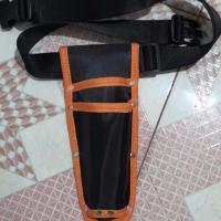 果树修剪工具包帆布多功能腰包剪树师傅专用园艺电动剪便携式腰包 两兜工具包