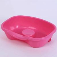 平躺洗头盆卧床病人用大人老人儿童月子孕妇床上护理洗头神器家用 加厚型玫瑰粉 盆+堵头+管子