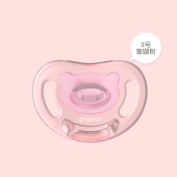 [贝亲旗舰店]萌柔伙伴超软硅橡胶新生婴儿宝宝安抚奶嘴 S-M-L N980-S号浅粉[0-3个月]