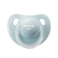 嘟婴婴儿安抚奶嘴硅胶超软安睡型保护牙床新生儿仿真母乳实感奶嘴 酷帅蓝 S码(适用于0-3个月宝宝)