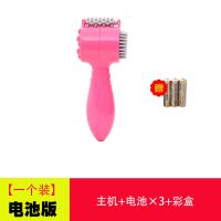 家用小型按摩锤头部按摩器创意礼物保健仪器电池USB供电缓解疲劳 入门级电池版按摩捶(送电池) 一个装(颜色随机发)