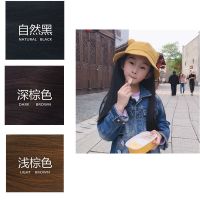 假发女儿童帽子一体长卷发可扎双马尾宝宝童年小女孩瘦脸遮阳直发 [黄色渔夫帽]送发网 长直发:黑色
