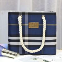 大容量浴筐男士手提韩国范儿洗浴包女浴兜洗澡篮可折叠防水洗漱筐 兰格