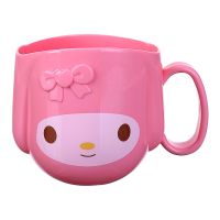 宝宝牙刷0-1-2-3岁软毛儿童婴幼儿乳一岁半小孩子牙膏刷牙杯套装 粉色卡通漱口杯