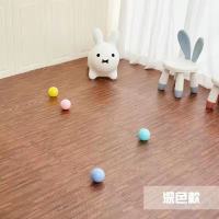 拼图地垫儿童泡沫垫家用宝宝爬行垫拼接加厚卧室3D无味铺地板垫子 深色木纹 60x60x1.2cm4片(加厚版)