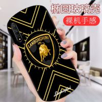 华为nova5手机壳nova5pro新款玻璃nova5ipro弧形nova5车标男女 兰博基尼(椭圆) 华为 nova5