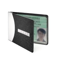 驾驶证皮套男创意驾照保护套个性女行车本机动车行驶证二合一体包 [单一双卡位]黑色