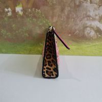 雅兰新款豹纹PU彩色印花便携时尚简约防水化妆包手拿包收纳整理包