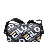 EILO超火斜挎小包女2021新品潮韩版时尚百搭水桶包蹦迪单肩斜挎包 8020黑色