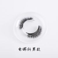 量子磁性假睫毛免胶水睫毛夹套装自然浓密逼真防过敏 电眼斩男妆 1对+佩戴夹