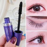 明星同款睫毛膏纤维组合嫁接浓密防水卷翘加长不晕染眼线笔套装 单支紫管睫毛膏