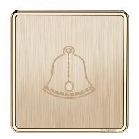 [门铃开关]86型开关面板开关按钮叮咚门铃出门禁按钮家用自复位