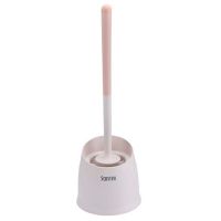 长柄马桶刷 死角多功能居家用品软毛多色可选 粉色