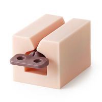 懒人牙膏挤压器自动卷挤牙膏器夹刷牙膏置物架家用手动挤牙膏神器 粉色 1个装