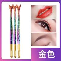 半永久纹绣新款打雾手工笔高档纹眉野生眉手工雾眉用品工具全套 鱼尾手工笔-金色