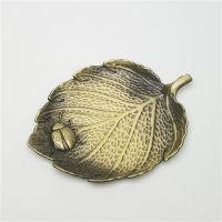 创意手工茶杯垫茶托 青铜杯垫茶垫功夫茶具茶道配件 厂家直销 1.甲虫叶子青铜色 1个