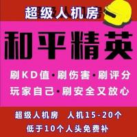 超级人机房 场均15-20人机 和平精英吃鸡神器打KD场均伤害青铜局 超级人机房场均15-20淘汰1局