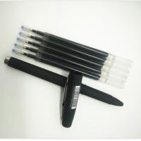 巨无霸1.0mm中性笔笔芯大容量0.7水笔芯练字笔芯0.5m笔签字笔芯 黑色 0.7笔芯8支送笔杆1支