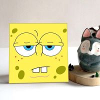 数字油画diy 儿童益智数码动漫卡通画手工礼物手绘简单填色装饰画 ZX5海绵宝宝 20*20CM[不带框]